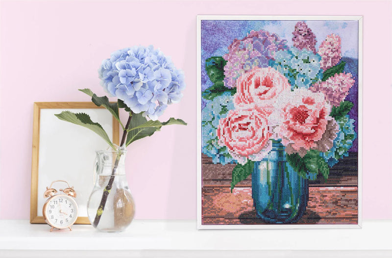 DIAMOND DOTZ - PASTEL BOUQUET (16.4" x 12.45" - 42cm x 32cm) Arts & Crafts