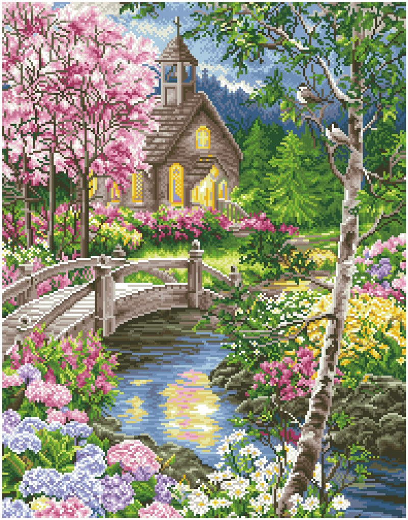 DIAMOND DOTZ - Path to Worship 56x71 Toys & Games