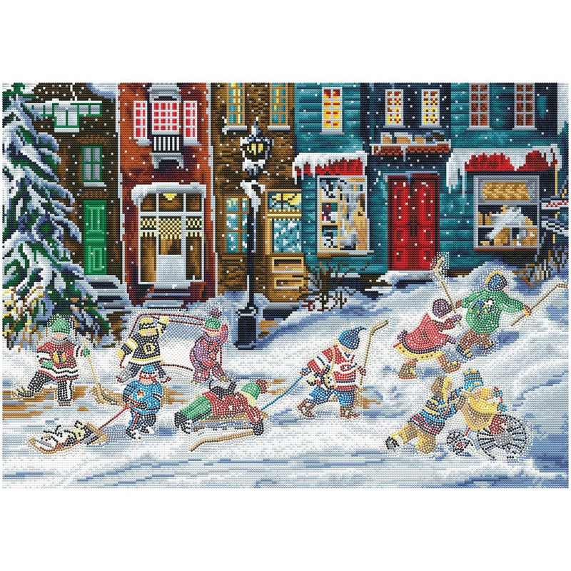 DIAMOND DOTZ - PAULINE PAQUIN - THE DREAM ALLEY (28" x 20" - 71cm x 51cm) Toys & Games