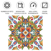 DIAMOND DOTZ - Portugese Tile 38.5x38.5 Toys & Games