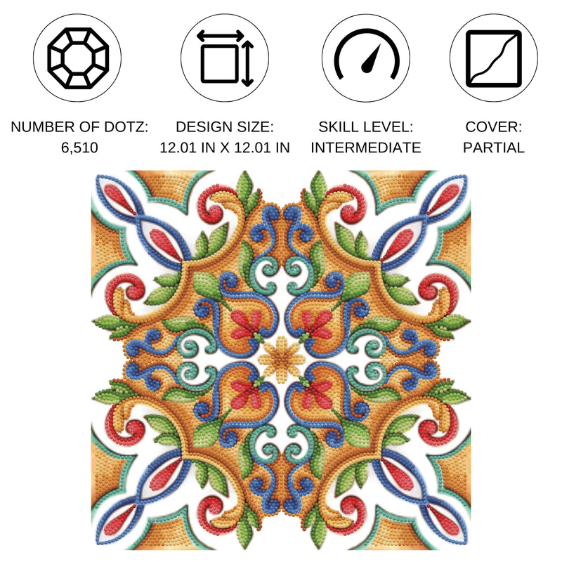 DIAMOND DOTZ - Portugese Tile 38.5x38.5 Toys & Games
