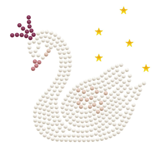 DIAMOND DOTZ - Swan Princess - Frame Included (3.7" x 3.7" - 9.5cm x 9.5cm) Toys & Games