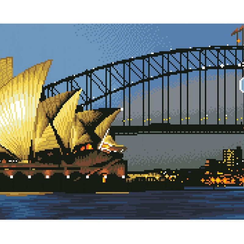 DIAMOND DOTZ - Sydney by night 58.8x48.64 Toys & Games