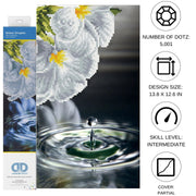 DIAMOND DOTZ - WATER DROPLET (13.8" x 12.6" - 35cm x 32cm) Arts & Crafts