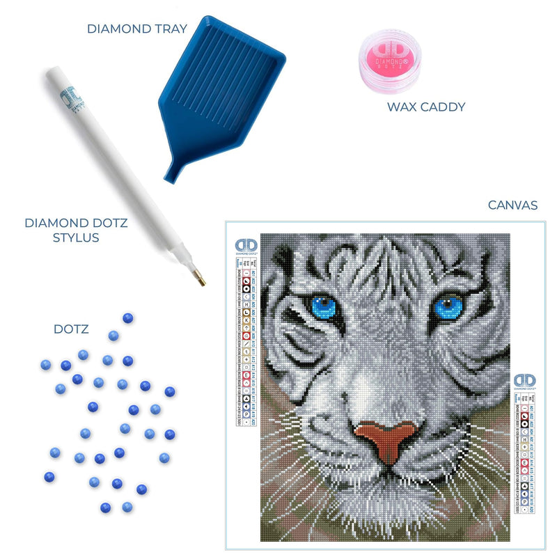 DIAMOND DOTZ - White Magic 50x42 Toys & Games