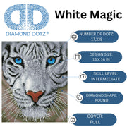 DIAMOND DOTZ - White Magic 50x42 Toys & Games