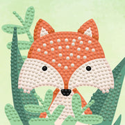 DIAMOND DOTZ - Woodland Fox - Frame Included (3.7" x 3.7" - 9.5cm x 9.5cm) Toys & Games