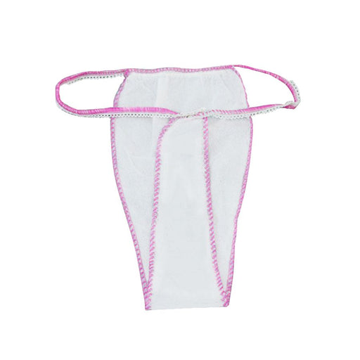 Disposable White Bikini String 100 Units Apparel & Accessories