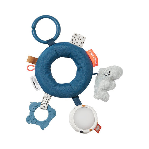 Done by Deer - Activity Ring Deer Friends Blue Mother & Baby