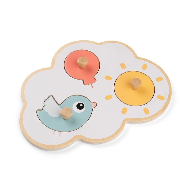 Done by Deer - First peg puzzle Happy clouds Colour mix Mother & Baby