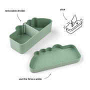 Done by Deer - Lunch box Home & Kitchen Croco Green