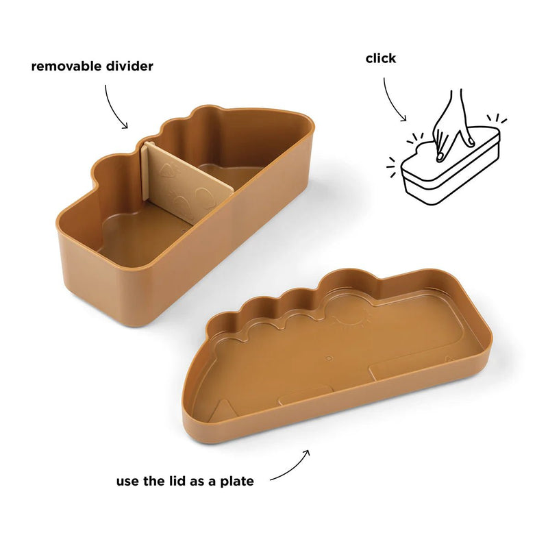 Done by Deer - Lunch box Home & Kitchen Croco Mustard