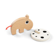 Done by Deer - Tiny grip toy Ozzo Colour mix Mother & Baby