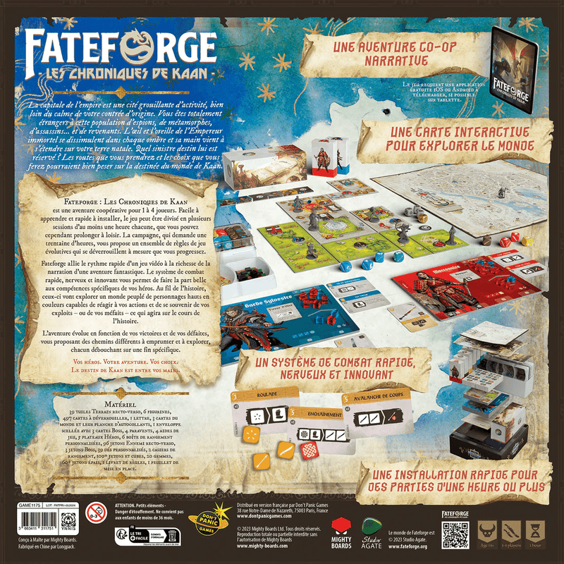 Don't Panic Games - Fateforge - Les Chroniques De Kaan Toys & Games