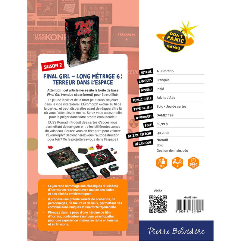 Don't Panic Games - Final Girl Saison 2 - Long Metrage 6: Terreur Dans L'Espace Toys & Games