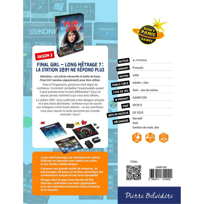 Don't Panic Games - Final Girl Saison 2 - Long Metrage 7: La Station 2891 Ne Repond Plus Toys & Games