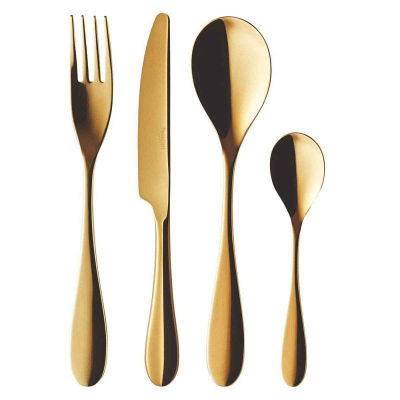 Degrenne Paris - Onde Gold 5 Pc Flatware Set