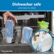 Dr Brown's - 4 oz/120 mL Options+ Narrow Breast to Bottle Slow Flow Set, Blue Mother & Baby