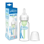 Dr Brown's - 4oz/120mL Narrow Anti - colic Options+ Baby Bottle, 1 - Pack Mother & Baby