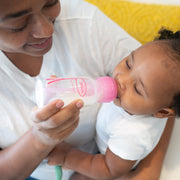 Dr Brown's - 4oz/120mL Narrow Anti - colic Options+ Breast to Bottle Feeding Set, Pink Mother & Baby