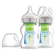 Dr Brown's - 5oz/150mL Glass Wide - Neck Anti - colic Options+ Baby Bottle, 2 - Pack Mother & Baby
