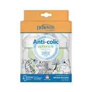 Dr Brown's - 5oz/150mL Wide - Neck Anti - colic Options+ Baby Bottle, Jungle, 2 - Pack Mother & Baby