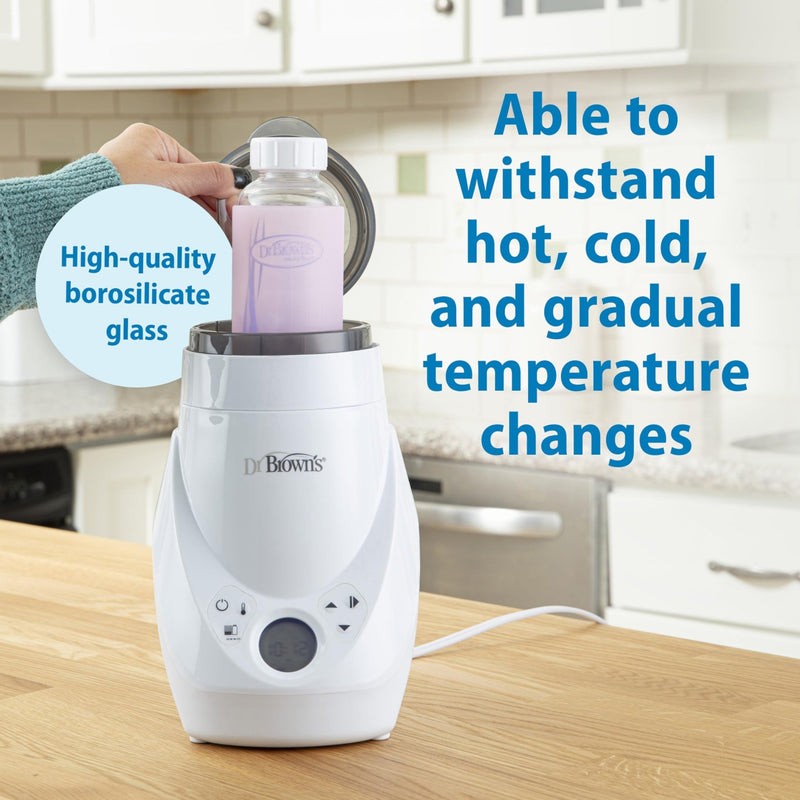 Dr Brown's - 8oz/250mL Glass Narrow Anti - colic Options+ Baby Bottle, 2 - Pack Mother & Baby