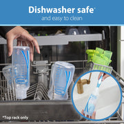 Dr Brown's - 8oz/250mL Narrow Anti - colic Options+ Baby Bottle, Blue Nature, 4 - Pack Mother & Baby