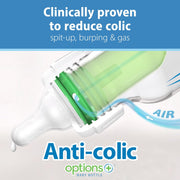 Dr Brown's - Narrow Anti-Colic Options Plus Baby Bottle (2-Pack) - Pig/Frog | 8 oz / 250 mL - view 5
