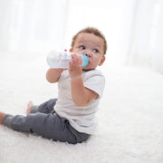 Dr Brown's - 8oz/250mL Narrow Anti - colic Options+ Baby Bottle to Sippy Starter Kit, Blue Rainbows, 1 - Pack Mother & Baby