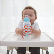 Dr Brown's - 8oz/250mL Narrow Anti - colic Options+ Baby Bottle to Sippy Starter Kit, Blue Rainbows, 1 - Pack Mother & Baby