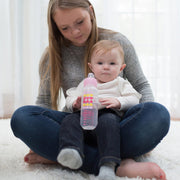 Dr Brown's - 8oz/250mL Narrow Anti - colic Options+ Baby Bottle to Sippy Starter Kit, Pink Hearts, 1 - Pack Mother & Baby