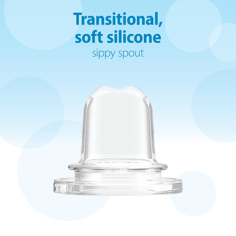 Dr Brown's - 8oz/250mL Narrow Anti - colic Options+ Baby Bottle to Sippy Starter Kit, Pink Hearts, 1 - Pack Mother & Baby