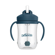 Dr Brown's - 9oz/270mL Baby's 1st Straw Cup, Dark Blue Mother & Baby