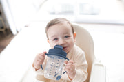 Dr Brown's - 9oz/270mL Baby's 1st Straw Cup, Dark Blue Mother & Baby
