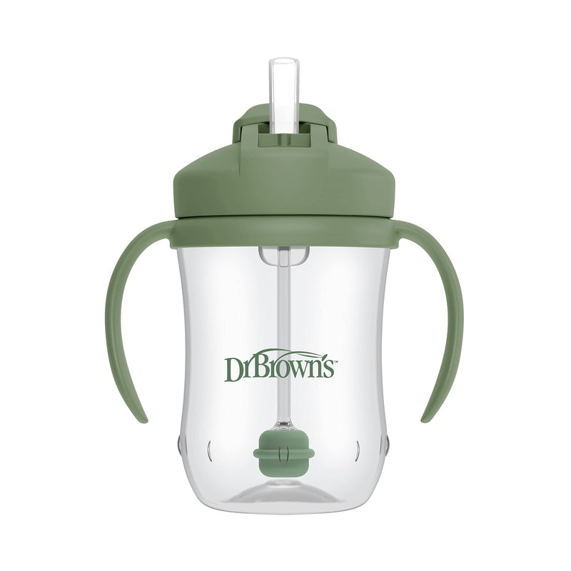 Dr Brown's - 9oz/270mL Baby's 1st Straw Cup Mother & Baby Olive