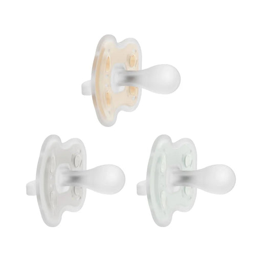 Dr Brown's - Advantage One - Piece Pacifiers, 0 - 6m, Neutral, 3 - Pack Mother & Baby