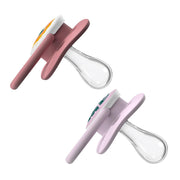 Dr Brown's - Advantage Pacifier, Stage 1, Blue Sunrise and Glow in the Dark Blue Ocean, 4 - Pack Mother & Baby