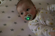 Dr Brown's - Advantage Pacifier, Stage 2, Scooter Squirrel and Glow in the Dark Purple Nature, 4 - Pack Mother & Baby