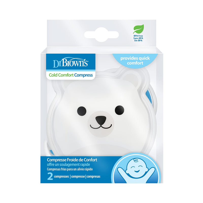 Dr Brown's - Cold Compress, Polar Bear and Whale, 2 - Pack Mother & Baby