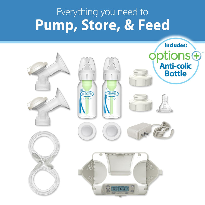 Dr Brown's - Customflow Double Electric Breast Pump Mother & Baby