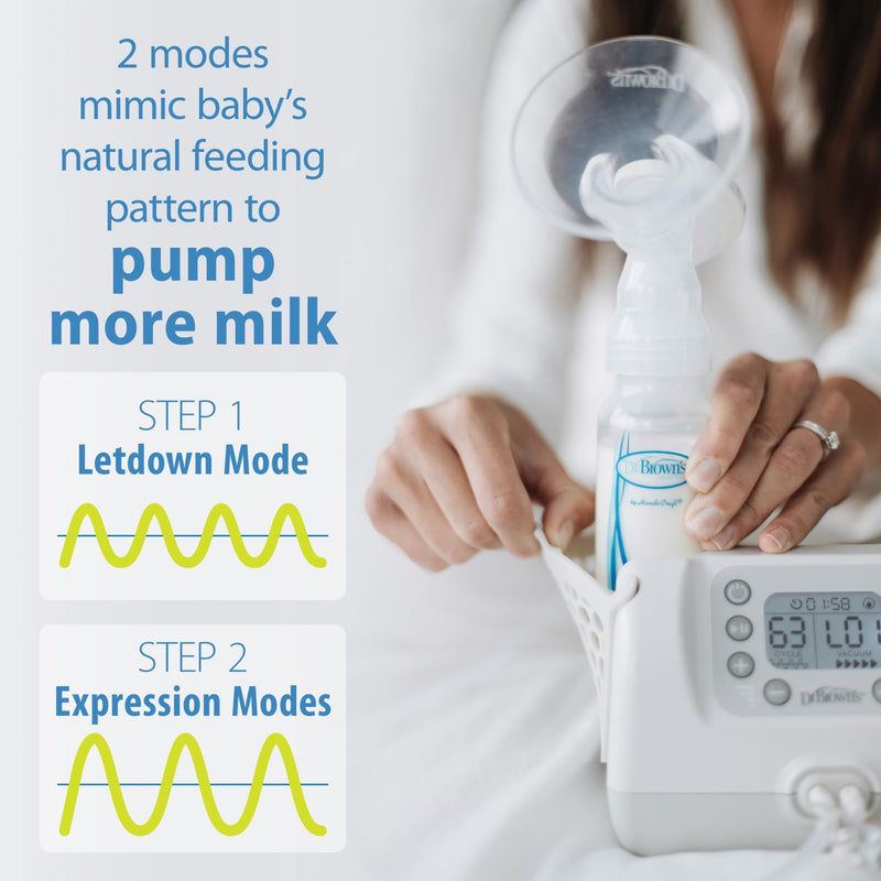 Dr Brown's - Customflow Double Electric Breast Pump Mother & Baby