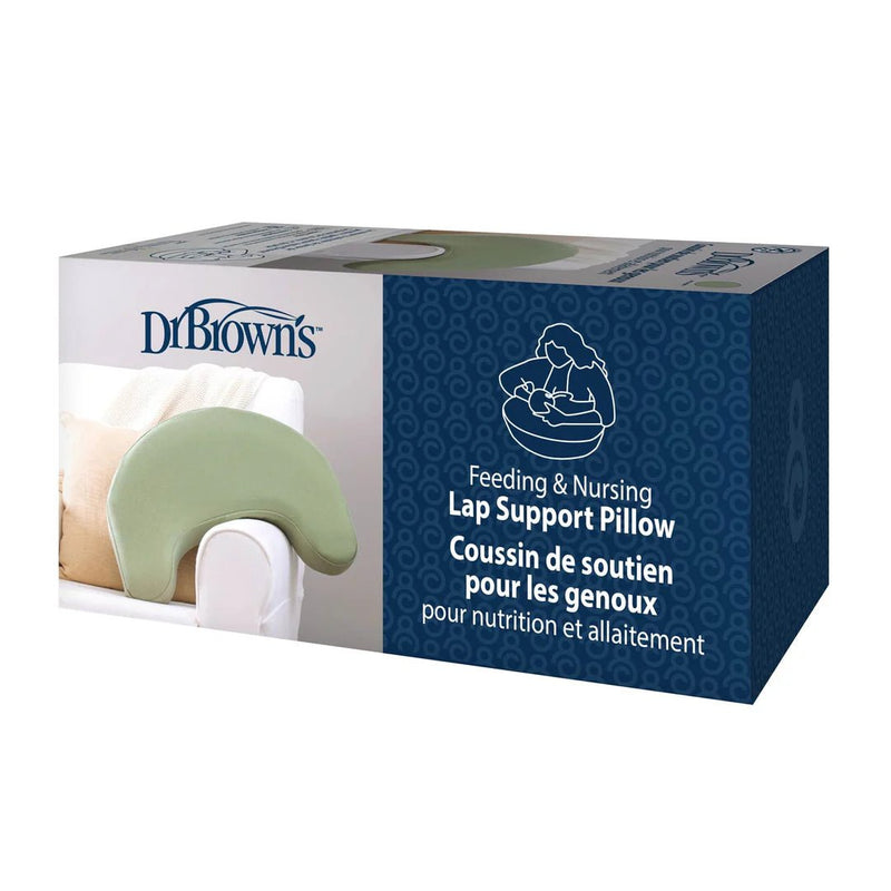 Dr Brown's - Feeding & Nursing Lap Support Pillow with Cover Mother & Baby Light Gray
