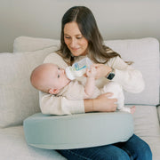 Dr Brown's - Feeding & Nursing Lap Support Pillow with Cover Mother & Baby Storm Green