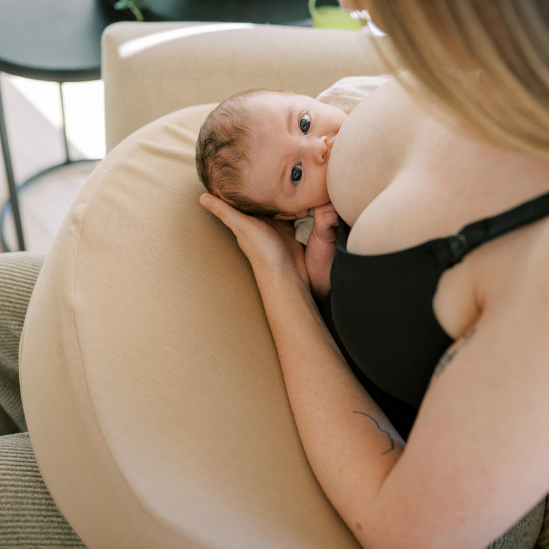 Dr Brown's - Feeding & Nursing Lap Support Pillow with Cover Mother & Baby Storm Green