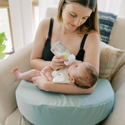 Dr Brown's - Feeding & Nursing Lap Support Pillow with Cover Mother & Baby Storm Green