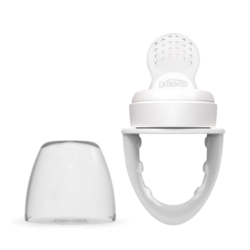 Dr Brown's - Fresh Firsts Silicone Feeder, Gray, 1 - Pack Mother & Baby