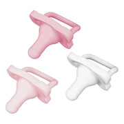 Dr Brown's - HappyPaci One - Piece Silicone Pacifier, 0 - 6m, Light Pink, Pink, White, 3 - Pack Mother & Baby
