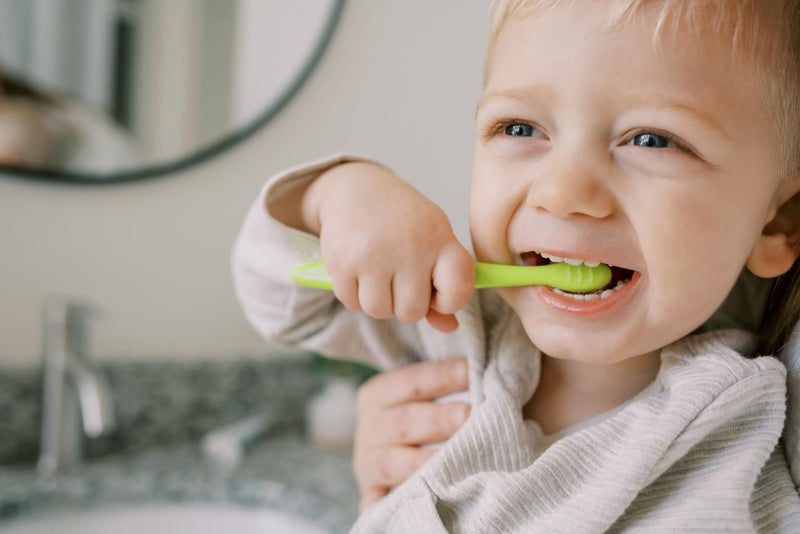 Dr Brown's - Infant - to - Toddler Toothbrush, Blue, 4 - pack Mother & Baby