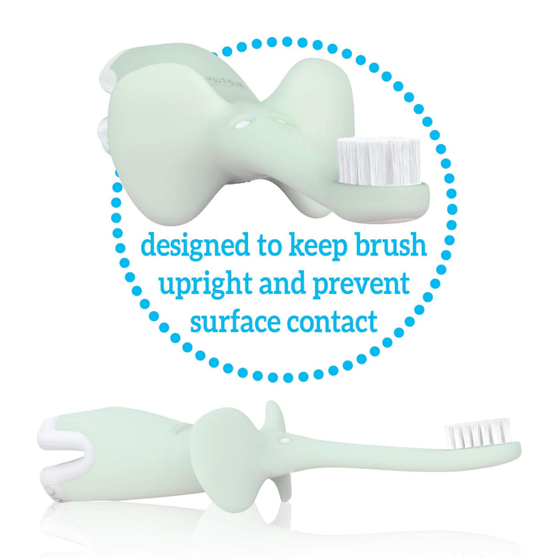 Dr Brown's - Infant - to - Toddler Toothbrush, Elephant, Mint, 1 - Pack Mother & Baby